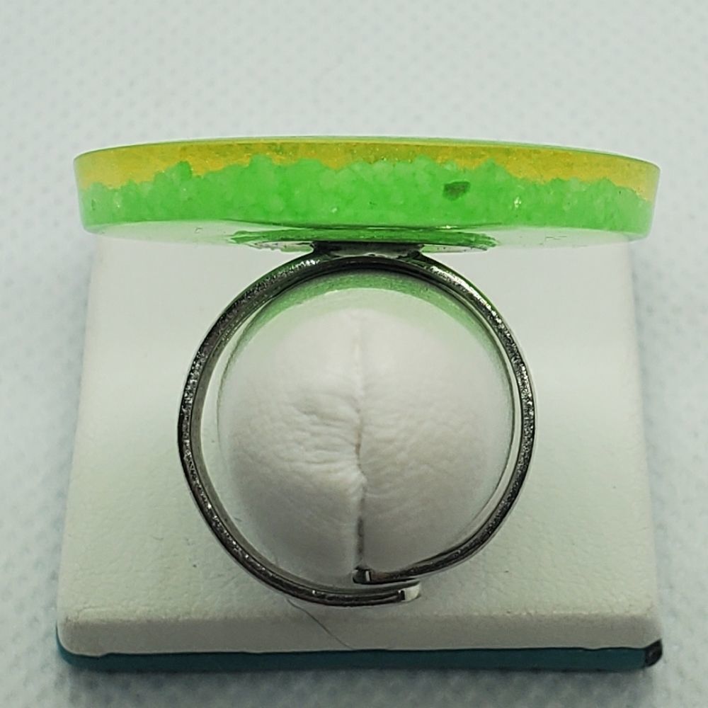 Adjustable Green Ring - Picture 5 of 6